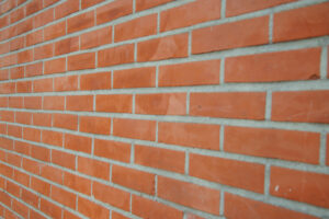 Brick wall that had tuckpointing.